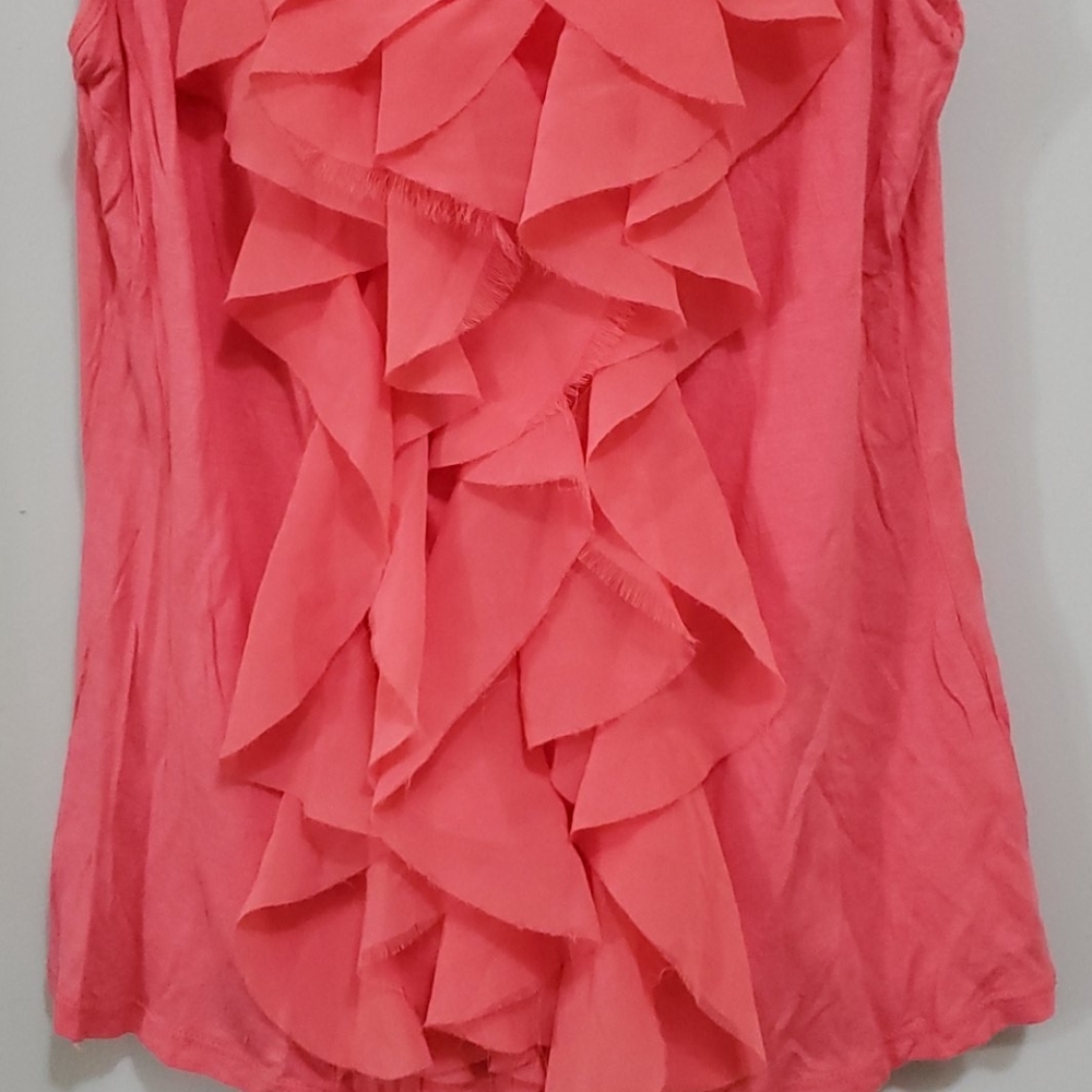 Ruffle front top - Picture 3 of 4